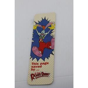 Vintage 1987 Roger Rabbit Bookmark – Disney / Amblin – One Stop Posters #3